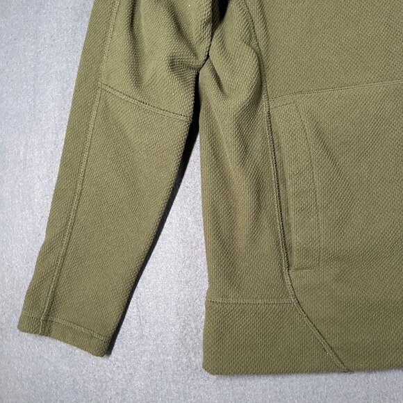 Under Armour Mens Medium Green Zephyr Fleece Long Sleeve Solid 1/4 Zip T-shirt - Picture 4 of 12